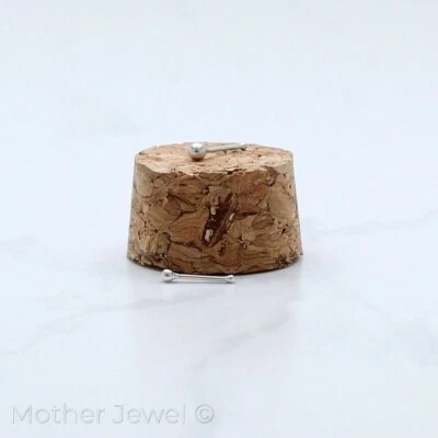 22G 14K REAL SOLID WHITE GOLD MICRO BALL MENS WOMENS NOSE PIERCING STUD BONE - Изображение 1 из 4