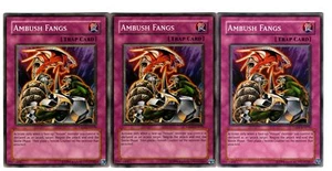 Yugioh - 3X Ambush Fangs - Common - Unlimited - TAEV-EN070 - Near Mint - Picture 1 of 1