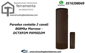 Contatto magnetico supervisionato a 868Mhz Paradox DCTXP2M/86 - PXMXD2M marrone - Foto 1 di 1