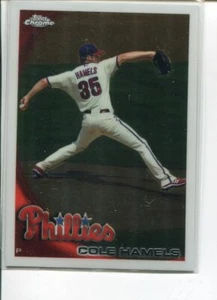 2010 Topps Chrome Cole Hamels #24 Philadelphia Phillies - Picture 1 of 2