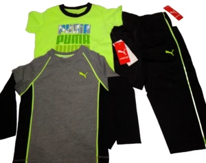 Puma 3-PC SET Baby Boy's Kid's T-Shirt , Pants , Long Sleeve Pullover Size 18M - Picture 1 of 7