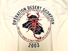 Operation Desert Scorpion T-Shirt XX-Large XXL Iraq 2003 US Army Military OIF