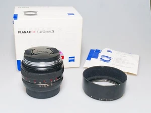 Zeiss Planar T* 50mm f1.4 ZE with Canon EF Mount. Good condition. - Picture 1 of 10