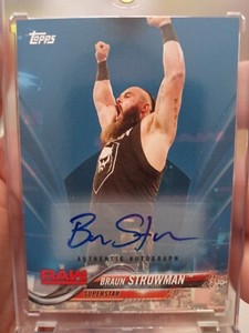 2018 Topps WWE Then, Now, Forever #113 Braun Strowman Auto 