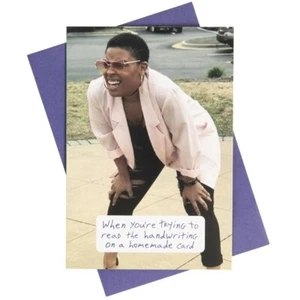 What Do You Meme?® Just Because Card (Iconic Squinting Lady) PACK OF 6/BRAND NEW - Picture 1 of 2