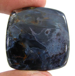 Piedra preciosa suelta de pietersita azul natural de 43,25 quilates cabujón envoltura de alambre - 62246 - Imagen 1 de 5