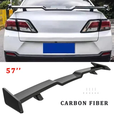 For Nissan Altima Coupe 1993-2024 TRD Style Rear Trunk Spoiler Wing Lip Carbon Foto 1 de 4