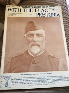 BOER WAR WITH THE FLAG TO PRETORIA MAGAZINE ISSUE 21 CLEAN FRESH TIDY 1899-1900