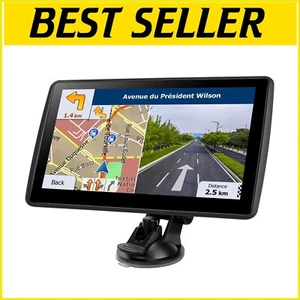 7-Inch Touchscreen GPS Navigator with 2025 North America Maps for Car & Truck - Picture 1 of 8