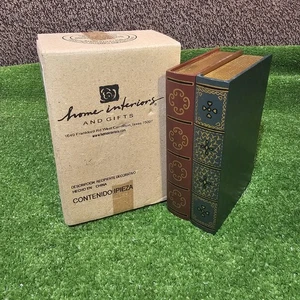 Neu im Karton Deko Bücherbox rustikal Holz Andenken Aufbewahrungsbox Truhe - Bild 1 von 6