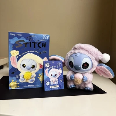 Auténtico Peluche MINISO DISNEY Stitch CONO DE FRESA Comer Algo Antes de Dormir Foto 1 de 4