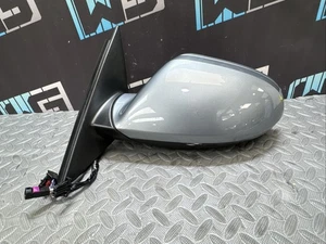 2014-2018 AUDI S6 A6 DOOR MIRROR LEFT POWER FOLD W/ CAMERA Y7G QUARTZ GREY MET - Foto 1 di 14