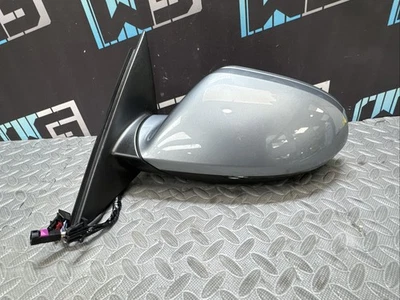 2014-2018 AUDI S6 A6 DOOR MIRROR LEFT POWER FOLD W/ CAMERA Y7G QUARTZ GREY MET - Image 1 of 4