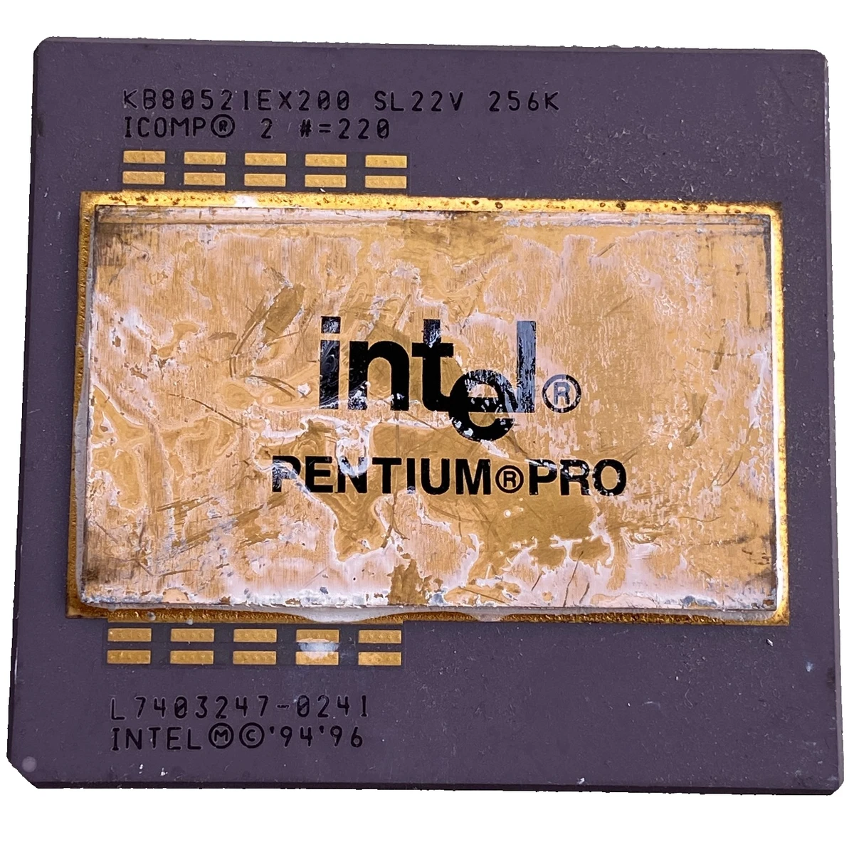 Intel Pentium Pro Computer Processors (CPUs) 200 MHz Bus Speed for
