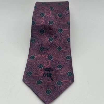 Corbata Woolf Brothers Countess Mara lavanda y cachemira verde Foto 1 de 4