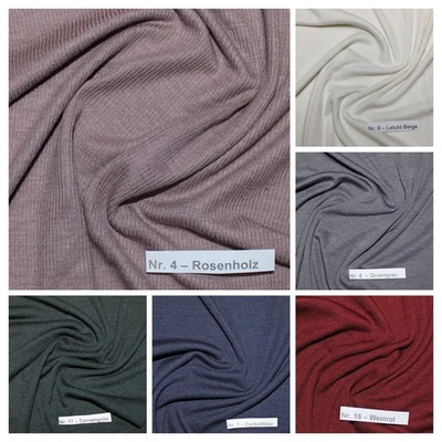 Merino Wool Silk Fabric 70/30 60/40 Tubular Merino Wool 1 Kilo 11 Metres - Image 1 of 4