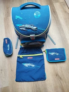 Step by Step Schulranzen Set 4-teilig Space (Weltraum) in blau gebraucht - Bild 1 von 6