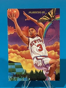John Starks "Ups" Pro Vision Fleer Basketball Card 1994-95 #2 New York Knicks - Bild 1 von 2