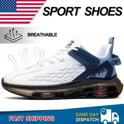 New Men's Breathable Comfort Sports Shoes Outdoor Casual Athletic Running Tennis - Image 1 of 4