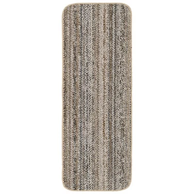 Mainstays Carnival Stripe Earth Tones Rug - 20"x54" Polypropylene, Indoor Use - Image 1 of 4