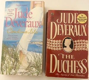 Jude Deveraux Set Of 2 Historical Romance Paperback Books - Foto 1 di 11