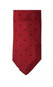 Cravatta BROOKS BROTHER in seta tinta unita rosso/blu NUOVISSIMA - Foto 1 di 2