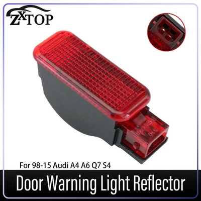 Luz de advertencia reflectora lente roja lámpara de cortesía para Audi A4 / Quattro 03-08 Foto 1 de 4