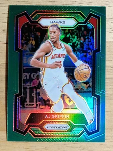 2023-24 Panini Prizm Prizms Green #266 AJ Griffin - Picture 1 of 2