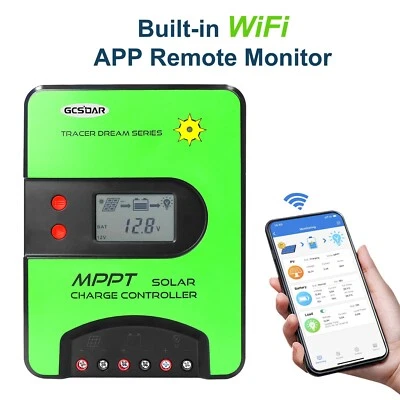 GCSOAR GCOSAR MPPT Solar Charge Controller 40A 30A 20A WiFi Module APP Remote Control