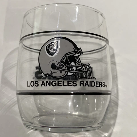Los Angeles Raiders glass -Vintage-Excellent Condition Cover