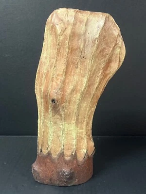 CARVED WOOD PAPER MACHE MOLD/SCULPTURE OF CACTUS #C108 - Image 1 of 4