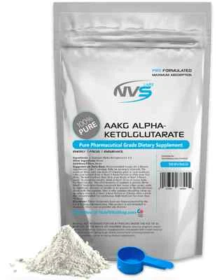 2X 250g (500g 1.1lb) NVS LABS 100% AAKG L-ARGININE ALPHA-KETOGLUTARATE USP GRADE - Image 1 of 3