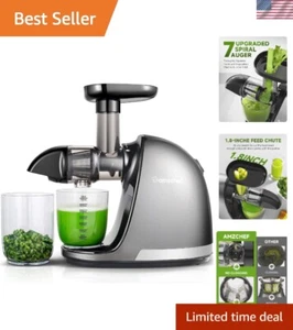 Versatile Slow Cold Press Juicer - High Yield, Quiet & Easy Clean - Light Grey - Picture 1 of 11