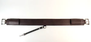 Tucker Horizon Series Rear Cinch Strap 485, Brown Leather, Stainless, No Billets - Picture 1 of 20