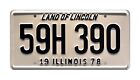 Halloween | Michael Myers | Station Wagon | 59H 390 | STAMPED Prop License Plate