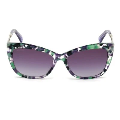 Gafas de sol SWAROVSKI SK262 SW262 55Z púrpura habana plástico gato 55-16-140 Sk0262 Foto 1 de 3