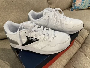 Women's Size 8.5 Reebok CL Harman Run White Ortholite Running Shoes - New - Picture 1 of 12