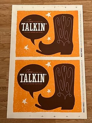 Modest Mouse Cowboy Boots Northampton MA 05 Original 2 Concert Poster Proof - Image 1 of 4