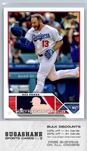 2023 Topps Update US179 Max Muncy Max Power  Dodgers  Baseball Card