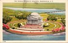 Thomas Jefferson Memorial Lower End Tidal Basin Washington DC Vintage Postcard