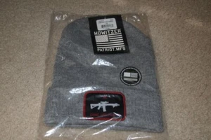 NWT Howitzer Patriot MFG USA COME AND TAKE IT Grey Beanie SIZE One Size MENS - Picture 1 of 2