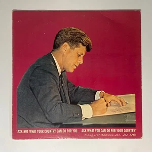 John F Kennedy JFK LP Inaugural Address Jan 20, 1961 Vinyl Record Vintage - Picture 1 of 4