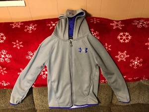 Under Armour Youth Med Coldgear Hoodie. Full Zip. VGC - Picture 1 of 5