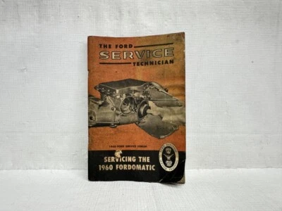 1960 年福特原装福特汽车维修技术员小册子 Fairlane Galaxie — 第 1/4 张图片