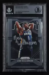 Zion Williamson Signed 2019-20 Panini Prizm #248 (BGS) - Rookie Card - Foto 1 di 2