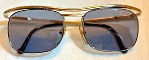 Vintage Christian Lacroix 7311 sunglasses 1980's, gold metal made in Austria - Imagen 1 de 7