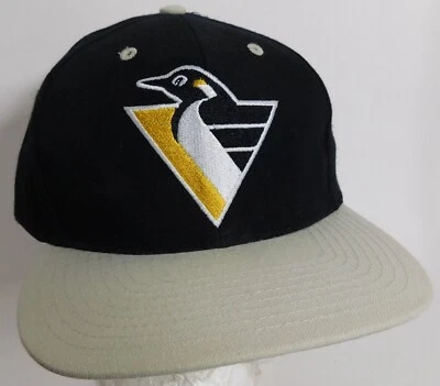 Gorra Penguins NHL Snapback Gemelos Años 90 De Colección Pittsburgh Bordada Mezcla de Lana Gorra Foto 1 de 4