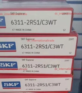 NEW SKF 6311-2RS1/C3WT single row deep groove ball bearing 1PCS #NN - Bild 1 von 1