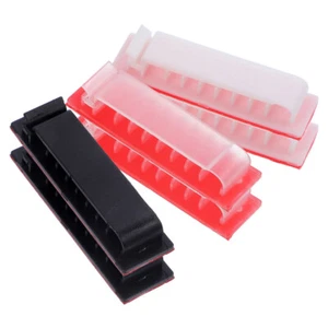 6 Pcs Wall Wire Processor Office Self-adhesive Cable Holder Clamp - Afbeelding 1 van 12