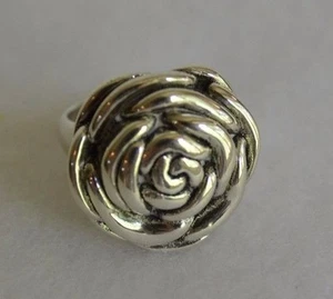 Sterling Silver Size 7 Electorform 22mm  Flower Ring Hallmarked .925 - Picture 1 of 8